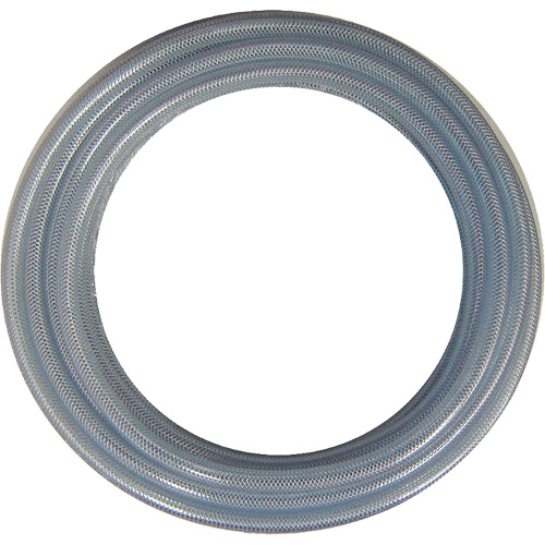 Braided Tube, 1.312" OD x 100' L, PVC, Clear Quali-T-Solutions