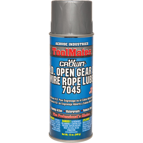 Open Gear & Wire Rope Lubricant, Aerosol Can Quali-T-Solutions