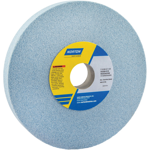 Meule vitrifi&eacute;e, type 01, C&eacute;ramique d'alumine, 7" x 3/4" Quali-T-Solutions