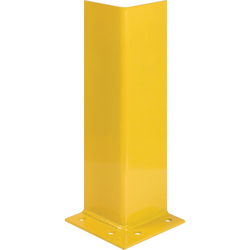 Protecteurs pour montants, Acier, 7" la x 7" p x 12" h, Jaune s&eacute;curit&eacute; OSHA Quali-T-Solutions