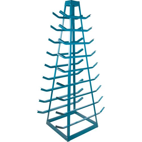 Support pour tuyaux, Horizontal, 9 Niveaux, 18" la x 40" p x 84" h, 1800 lb Cap. Quali-T-Solutions