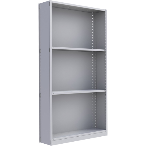 Interlok Shelving Unit, Steel, Boltless, 450 lbs. Capacity, 48" W x 88" H x 24" D Quali-T-Solutions