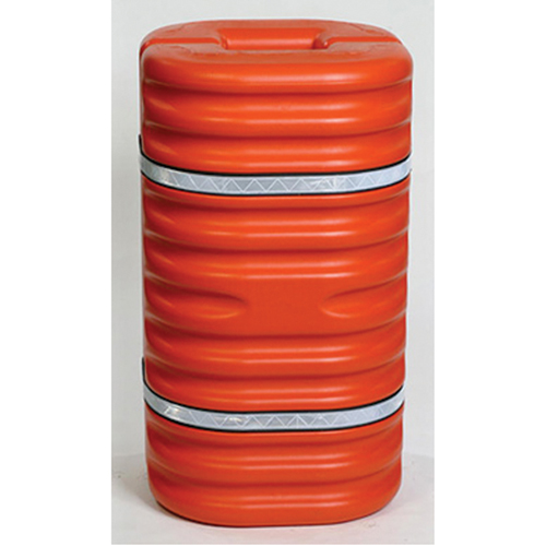 Protecteur de colonne, Ouverture int&eacute;rieure 10", 24" lo x 24" la x 42" h, Orange Quali-T-Solutions