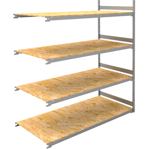 &eacute;tag&egrave;re-classeur de grande largeur, Acier, 4 Tablettes, 72" la x 32" p x 84" h, Ensemble Ajout Quali-T-Solutions