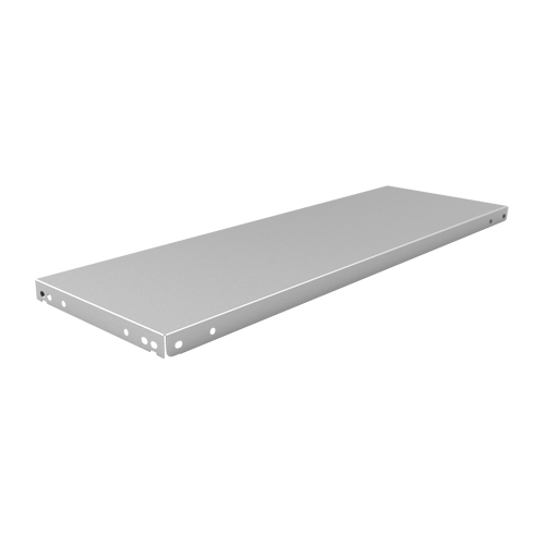 Slotted Angle Shelf, Galvanized Steel, 48" W x 12" D Quali-T-Solutions