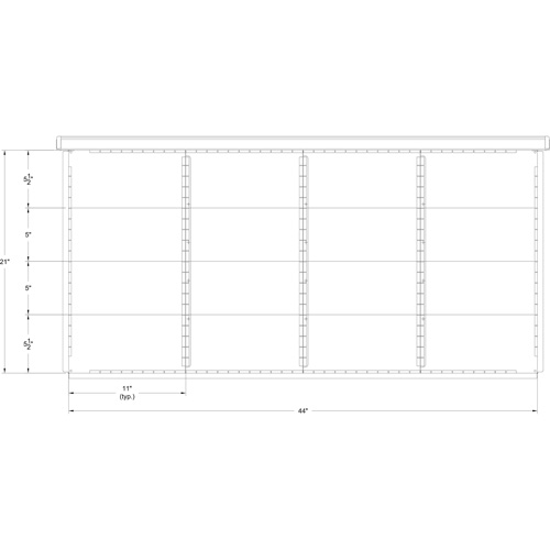 Cabinet d'entreposage &agrave; tiroirs int&eacute;gr&eacute; Interlok Quali-T-Solutions