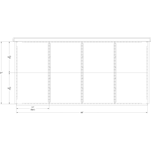 Cabinet d'entreposage &agrave; tiroirs int&eacute;gr&eacute; Interlok Quali-T-Solutions