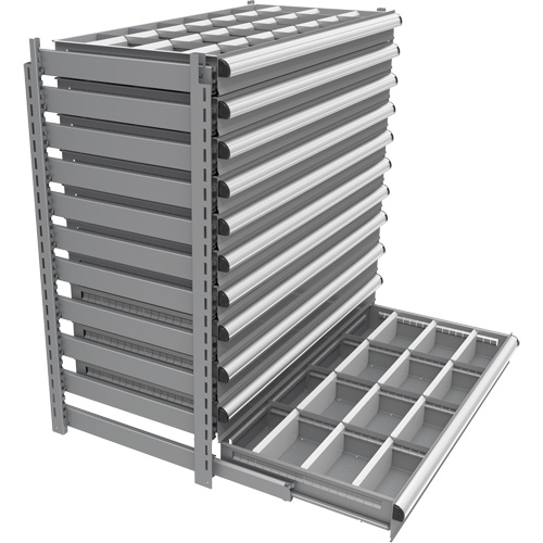 Cabinet d'entreposage &agrave; tiroirs int&eacute;gr&eacute; Interlok Quali-T-Solutions