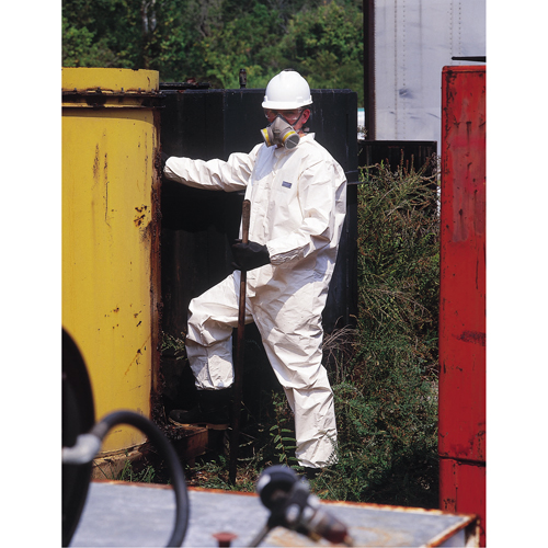 Combinaisons Tychem 4000, T-Grand, Blanc Quali-T-Solutions