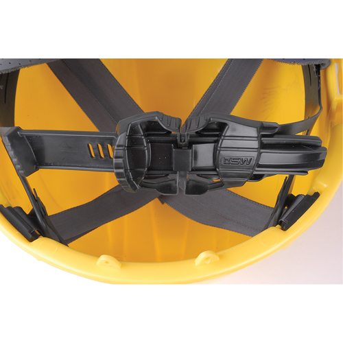 Casques de protection V-Gard - Suspensions 1-Touch, R&eacute;pond aux normes CSA type 1, Suspension Glissement rapide, Non ventil&eacute; Quali-T-Solutions