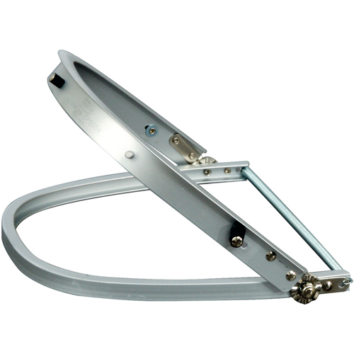 Support de visi&egrave;re en aluminium pour casques &agrave; fentes de North Quali-T-Solutions