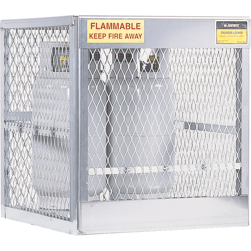 Armoires en aluminium pour bouteilles GPL, nbre de bouteilles: 4, 30" , 32" , 33-1/2" , Argent Quali-T-Solutions