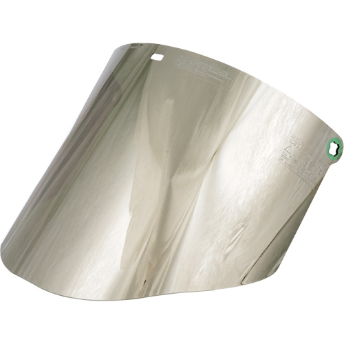 &eacute;cran facial moul&eacute;, Polycarbonate, Teinte Vert Quali-T-Solutions