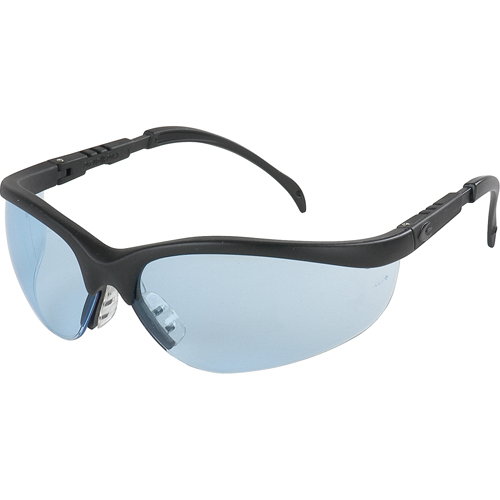 Lunettes de s&eacute;curit&eacute; Klondike, Lentille Bleu p&acirc;le, Anti-&eacute;gratignures, R&eacute;pond ou surpasse la norme CSA Z94.3 Quali-T-Solutions
