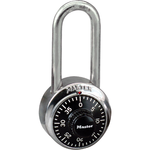 Combination Padlock, Silver, Hardened Steel, 1-7/8" Width Quali-T-Solutions