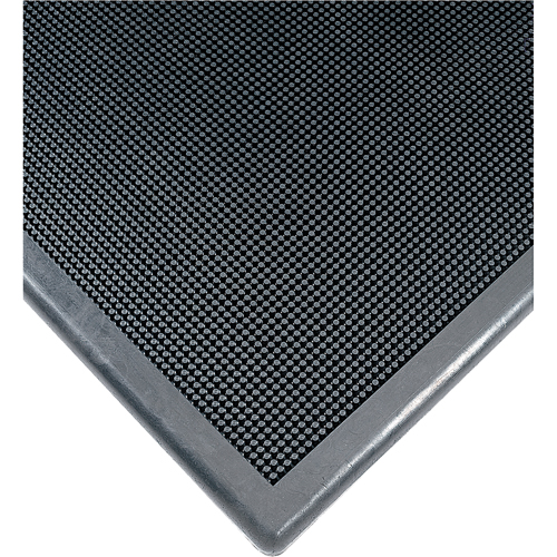 Sanitizing Footbath Mat No. 222, Rubber, 2' W x 2-2/3' L x 1/2" Thick, Black Quali-T-Solutions