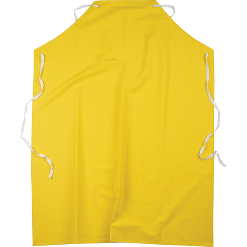 Tabliers ignifuges, Polyester/PVC, 48" lo x 36" la, Jaune Quali-T-Solutions