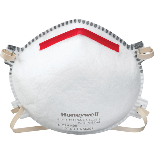 Saf-T-Fit&reg; Plus N1115 Particulate Respirators, N95, NIOSH Certified, Small Quali-T-Solutions