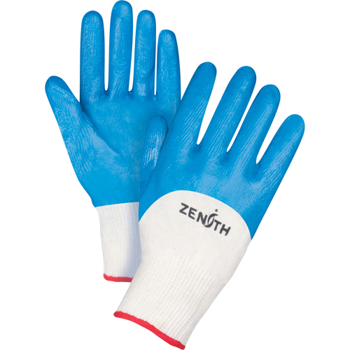 Gants enduits et tricot&eacute;s sans coutures de poids moyen, 7/Petit, R&ecirc;vetement Nitrile, Calibre 13, Enveloppe en Coton Quali-T-Solutions