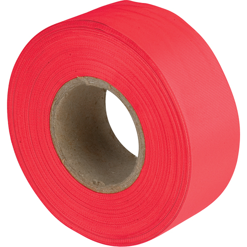 Rubans pour signalisation, 1,2" la x 300' lo, Rouge Quali-T-Solutions