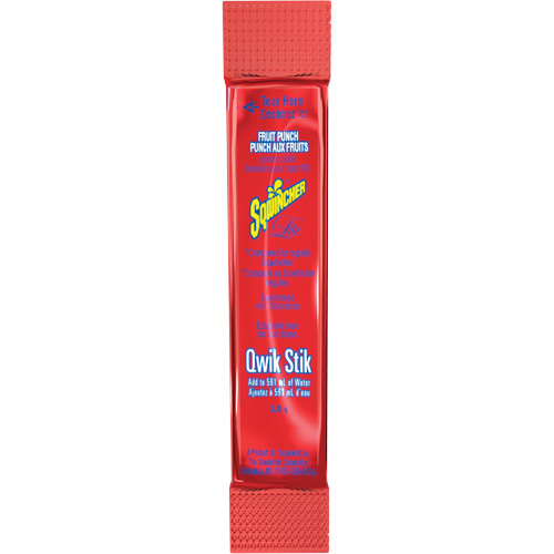 Sqwincher&reg; ZERO&reg; Qwik Stik Rehydration Drink, Powder, Fruit Punch Quali-T-Solutions