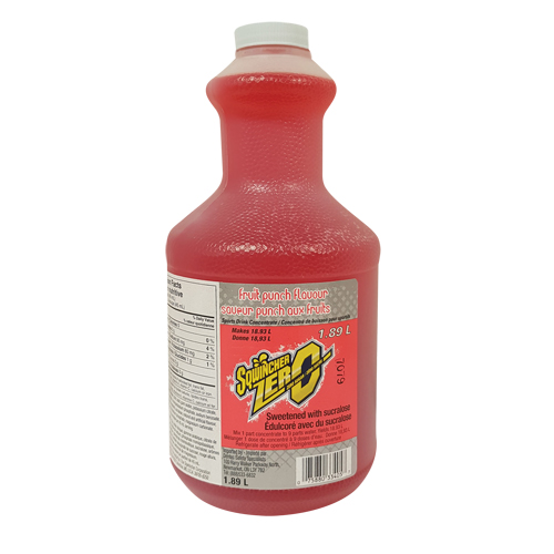 Sqwincher&reg; Boisson de r&eacute;hydratation ZERO, Concentr&eacute;, Punch aux fruits Quali-T-Solutions