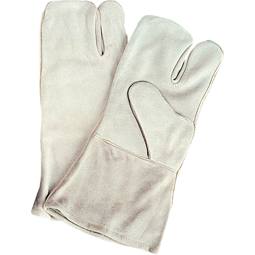 Gants de soudeur d'usage standard, Cuir de vache refendu, Taille Grand Quali-T-Solutions