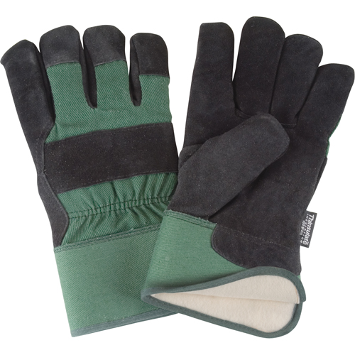 Gants d'ajusteur doubl&eacute;s pour l'hiver &agrave; chaleur sup&eacute;rieure, 2T-Grand, Paume en Cuir de vache refendu, Doublure en Thinsulate Quali-T-Solutions