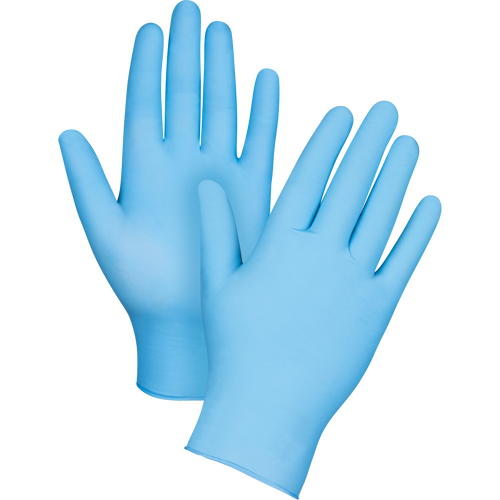 Puncture-Resistant Examination Gloves, X-Small, Nitrile, 4.5-mil, Powder-Free, Blue Quali-T-Solutions
