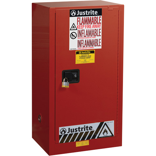 Sure-Grip&reg; EX Combustibles Safety Cabinet for Paint and Ink, 20 gal., 2 Shelves Quali-T-Solutions