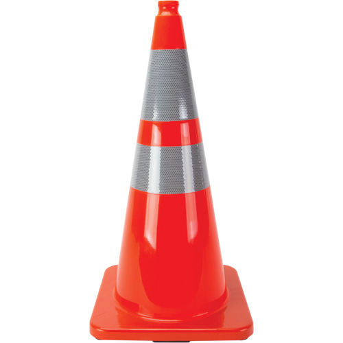 Recessed Cones, 28", Orange, 4" & 6" Reflective Collar(s) Quali-T-Solutions