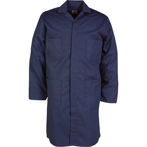 Sarrau de laboratoire, Poly-coton, 46, Bleu marine Quali-T-Solutions