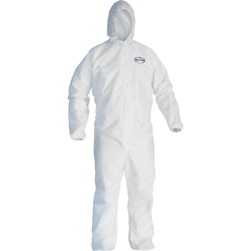 Kleenguard A40 Coveralls, Large, White, Microporous Quali-T-Solutions