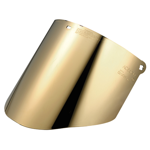 Total Performance Faceshield Window, Polycarbonate, Green Tint Quali-T-Solutions