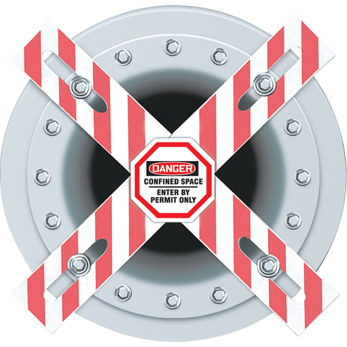 Barri&egrave;re Danger Man-Way Cross Quali-T-Solutions