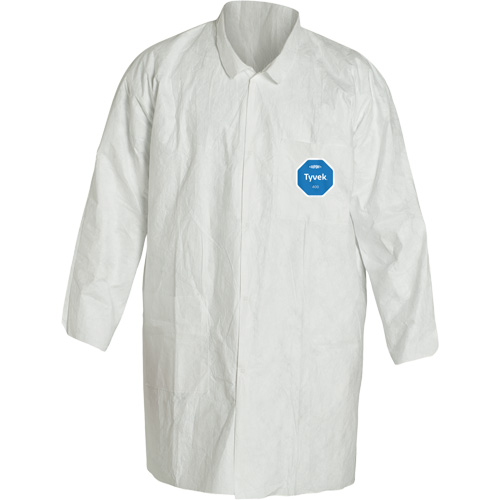 Lab Coat, Tyvek&reg; 400, White, 2X-Large Quali-T-Solutions