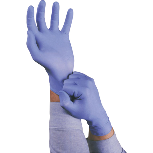 TouchNTuff&reg; 92-675 Gloves, Medium, Nitrile, 5-mil, Powder-Free, Blue Quali-T-Solutions