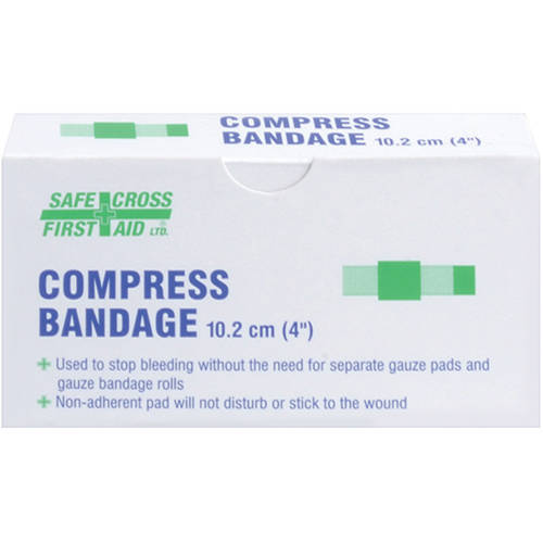 Compress (Pressure) Bandages, 4" L x 4" W Quali-T-Solutions