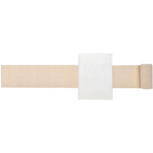 Compress Bandages, Crepe Tails, Cut to Size L x 4-1/2" W Quali-T-Solutions