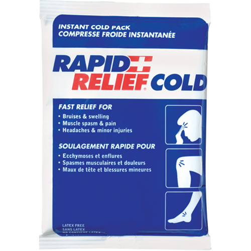 Instant Compress Packs, Cold, Single Use, 4" x 6"/6" x 4" Quali-T-Solutions