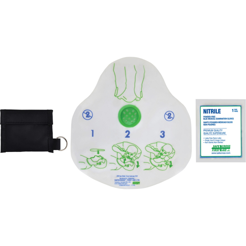 CPR Faceshield Kits, Single Use Faceshield, Class 2 Quali-T-Solutions