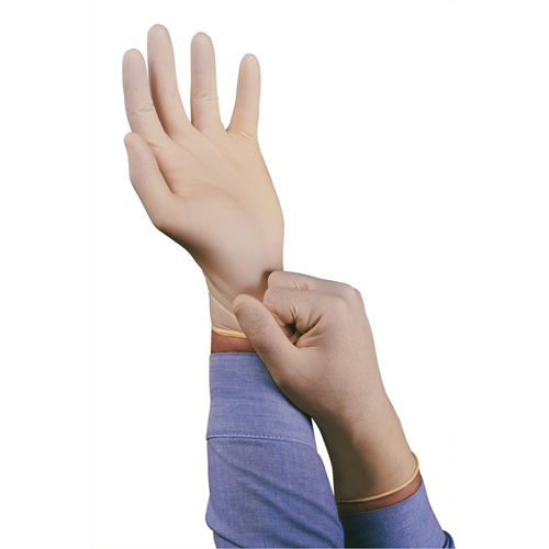 Gants TouchNTuff XT 69-318, Moyen, Latex, 5 mils, Sans poudre, Naturel, Classe 2 Quali-T-Solutions