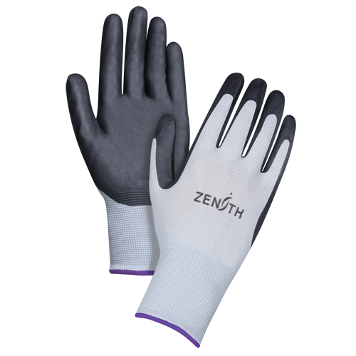 Gants l&eacute;gers enduits et respirants, 6/T-petit, R&ecirc;vetement Mousse de nitrile, Calibre 13, Enveloppe en Polyester Quali-T-Solutions