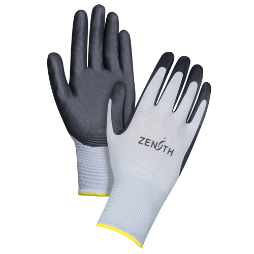 Gants l&eacute;gers enduits et respirants, 11/2T-Grand, R&ecirc;vetement Mousse de nitrile, Calibre 13, Enveloppe en Polyester Quali-T-Solutions