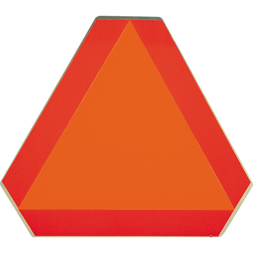 Slow Moving Vehicle Signs, Aluminum, 16" W x 16" H Quali-T-Solutions