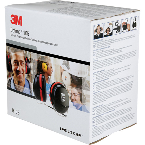 Peltor Optime 105 Series Earmuffs, Neckband, 29 NRR dB Quali-T-Solutions