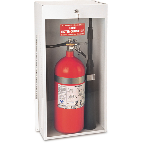 Armoires pour extincteurs mont&eacute;es sur surface, 14,125" la x 30,125" h x 9,0625" p Quali-T-Solutions