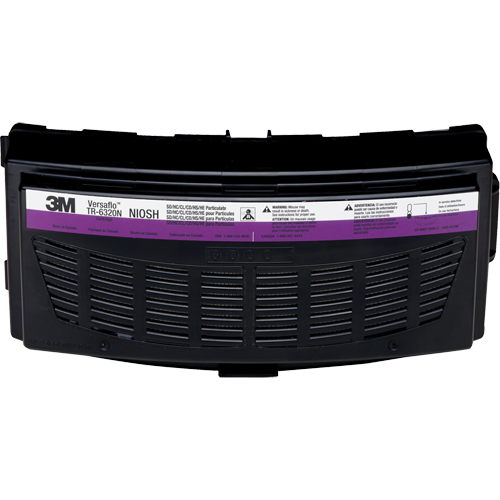 Cartouche pour appareils de protection respiratoire (APR) &agrave; &eacute;puration d'air motoris&eacute; Versaflo, Gaz acide/Filtre P100, Paquet de 1 Quali-T-Solutions