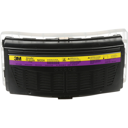 Cartouche pour appareils de protection respiratoire (APR) &agrave; &eacute;puration d'air motoris&eacute; Versaflo, Gaz acide/Vapeur organique, Paquet de 1 Quali-T-Solutions