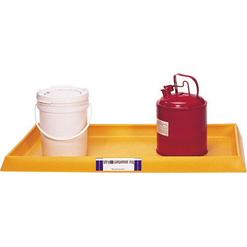 Plateaux Ultra-Containment Tray, 54" lo x 29,8" la x 3,5" h, Cap. de d&eacute;versement 16,5 gal. US Quali-T-Solutions